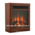 small portable moving electric MDF floating fireplace